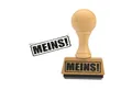 Produktbild: FTWdesign Stempel Meins! Holzstempel