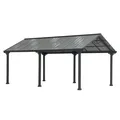 Produktbild: Sunjoy Stahl Carport EIGER - 367cm x 610cm, grau