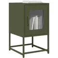 Produktbild: Nachttisch Olivgrün 36x39x60,5 cm Kaltgewalzter Stahl Vidaxl