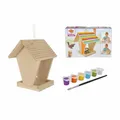 Produktbild: Eichhorn Outdoor Futterhaus zum Bemalen Futterkrippe Vogelfutter Holz 6 Farben