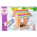 Produktbild: HEROS Eichhorn Bausatz Outdoor-Holz-Futterhaus inkl. Farben und Pinsel, ca. 9x31
