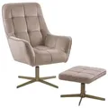 Produktbild: Beliani Sessel, Beige, Textil, 1-Sitzer, 60x104x82 cm, Wohnzimmer, Sessel, Polstersessel