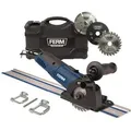 Produktbild: Präzisions-kreissäge 500w - Variable Geschwindigkeit - Inklusive Führungsschienen, 3 Sägeblätter Und Aufbewahrungskoffer - Ferm