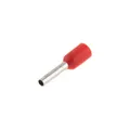 Produktbild: 100 Stk. Aderendhülsen rot 1,00mm² isoliert Kabel Endhülsen 1mm²