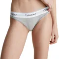 Produktbild: Calvin Klein Damen Slip Bikini Form Unterwäsche, Grau (Grey Heather), XS