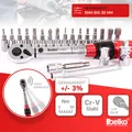 Produktbild: Belko Drehmomentschlüssel 1/4 Zoll, 5-30 Nm, ± 3% Fehlergenauigkeit, ideal für Fahrrad & Motorrad, inkl. 3/8