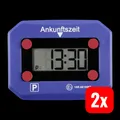 Produktbild: 3338640 Elektronisch Parkscheibe Digital Parkuhr 25 mm x 102 mm x 79 mm 2 Stück