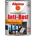 Produktbild: Alpina Metallschutz-Lack Anti-Rost Schwarz matt 2,5,