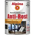 Produktbild: Metallschutz-lack Anti-rost 2,5 L Schwarz Matt Metallack Schutzlack - Alpina
