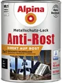 Produktbild: Alpina Metallschutzlack Alpina Metallschutz-Lack Anti-Rost 2,5 L schwarz