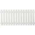 Produktbild: T & J Vorgartenzaun Lightline gerade Weiß 180 x 80 cm