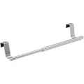 Produktbild: Wenko - Tür-handtuchstange Teleskop 60 Cm, Silber Matt, Edelstahl Rostfrei Silber Matt, Kunststoff (eva) Schwarz - Silber Matt