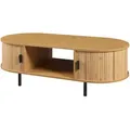 Produktbild: [en.casa] Couchtisch, Natur, Metall, Oval,Oval, 120x40x55 cm, Wohnzimmer, Wohnzimmertische, Couchtische
