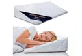 Produktbild: Amazinggirl Keilkissen Bett und Sofa Rückenkissen Kopfteil - Schaumstoff mit Bezug Kissen