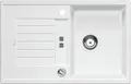 Produktbild: Blanco Zia 45 S Granitspüle mit Ablauffernbedienung, reversibel, weiß (514718)