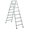 Produktbild: ZARGES 41268 Aluminium Stufen-Stehleiter klappbar 10 kg