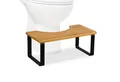 Produktbild: relaxdays Badhocker Toilettenhocker Bambus & Metall