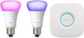 Produktbild: Philips Hue White & Color Ambiance 10W E27 LED Lampe Starter Kit inkl. Bridge