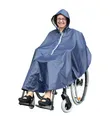 Produktbild: Rollstuhl-Regenponcho Regenschutz Rollstuhlfahrer ROLKO-rainPRO Wasserabweisend
