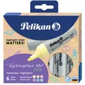 Produktbild: Pelikan Textmarker 490 eco, 6er Etui Pastell-Farben