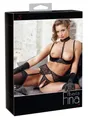 Produktbild: Abierta Fina - 3-teiliges Dessous-Set mit Spitze