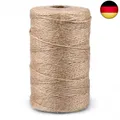 Produktbild: jijAcraft 200 Meter Garten Juteschnur, Braun Dekokordel, Jute Bastelschnur für