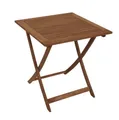Produktbild: DEGAMO Klapptisch Gartentisch CORUNA aus Eukalyptus Hartholz, Oberfläche geölt, 70x70cm, FSC®-Zertifiziert