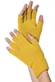 Produktbild: Strick-Handschuhe, fingerlos, Gelb