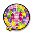 Produktbild: Sunflex Klett-Dartscheibe Youngster pink (inkl. 6 Bälle)