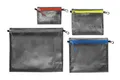 Produktbild: Tatonka Reißverschlusstasche Zip Pouch - Flache, wasserfeste und durchsichtige Dokumententasche in verschiedenen Größen (S, M, L, XL) oder als Set