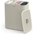 Produktbild: Joseph Joseph Tota Wäschetrennkorb, 3 Fächer, Leicht Zu Entleeren, 90 Liter, Ecru (50021)
