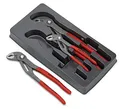 Produktbild: KNIPEX Cobra-Paket Wasserpumpenzangen-Set, 3-teilig, 150 bis 300 mm, Selbstklemmeffekt, Zangenset, Werkzeugset, 00 20 09 V02