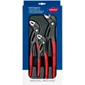 Produktbild: KNIPEX Cobra Paket 180 mm - 250 mm - 300 mm Wasserpumpenzangen Zange Rohrzangen