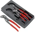 Produktbild: KNIPEX Cobra®-Paket Wasserpumpenzangen-Set, 3-teilig, 150 bis 300 mm