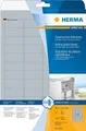 Produktbild: Herma Typenschildetiketten A4 silber 45,7x21,2 mm extrem stark haftend Folie matt 1200 St.