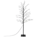 Produktbild: ECD Germany LED Baum Lichterbaum LED Beleuchtung Gartenleuchte Kunstbaum Weihnachtsdekobaum, Leuchtbaum mit 360 LEDs inkl. Timer für Innen & Außen IP44 Warmweiß schwarz 60 cm x 60 cm x 150 cm x 60 cm