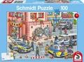 Produktbild: PUZZLE POLIZEIEINSATZ 100 TEILE KINDERPUZZLE SCHMIDT SPIELE NEU OVP