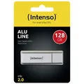 Produktbild: kQ Intenso USB Stick Alu Line 128 GB USB 2.0 Speicherstick silber