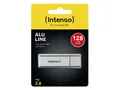 Produktbild: Intenso Alu Line USB Flash 128GB 2.0 Silber 3521496