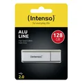 Produktbild: Intenso USB Stick 128GB Speicherstick Alu Line silber