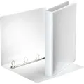 Produktbild: Esselte Präsentationsringbuch 49701, A4, 4 Ringe, Ø 20mm, aus PP, weiß, 2 Außentaschen