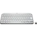 Produktbild: Logitech MX Keys Mini For Business, Kabellos, RF Wireless + Bluetooth, Scherenschalter, QWERTY, LED, Grau - Grau