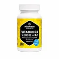 Produktbild: VITAMIN D3 K2 5000 I.E./100 μg hochdosiert Tabl. 180St PZN 18662440