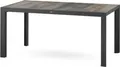 Produktbild: Siena Garden Silva Dining Tisch 160x90 cm – Aluminium (matt anthrazit) & Keramikplatte (washed grey)
