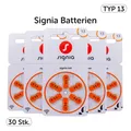 Produktbild: 30x Signia Hörgerätebatterien 13 orange  + GRATIS Reinigungstuch inkl. Versand