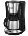 Produktbild: Russell Hobbs Kaffeemaschine [Brausekopf für optimale Extraktion&Aroma] Adventure (1 bis 8 Tassen, 1,0l Thermokanne, Abschaltautomatik, Tropf-Stopp, 1100W) Filterkaffeemaschine 24020-56