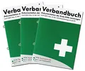 Produktbild: 3er Pack Verbandbuch Erste Hilfe - Heraustrennbare Seiten nach DSGVO Verbandsbuch DIN A 5 nach § 24 Abs. 6 der Unfallverhütungsvorschrift