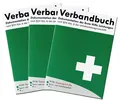 Produktbild: 3er Pack Verbandbuch Erste Hilfe - Abreißbare Seiten nach -DSGVO- DIN A5