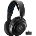 Produktbild: SteelSeries Arctis Nova 5P Wireless kabelloses Gaming Headset für PC, PlayStation, Switch und Mobilgeräte, ClearCast 2.X Mikrofon, 60 Stunden Akkulauf