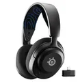 Produktbild: SteelSeries Arctis Nova 5P Wireless PS5 Gaming Headset – Für PS5, PC, Handy – Magnetische Neodym-Treiber – 100+ Audio Presets – 60 Std. Akkulaufzeit – 2,4 GHz oder BT-ClearCast Gen2.X Mik